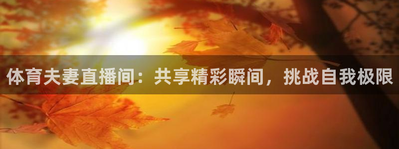 体育夫妻直播间：共享精彩瞬间，挑战自我极限