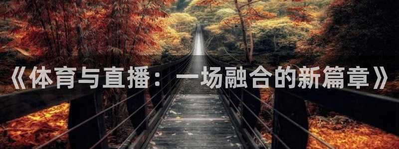 《体育与直播：一场融合的新篇章》